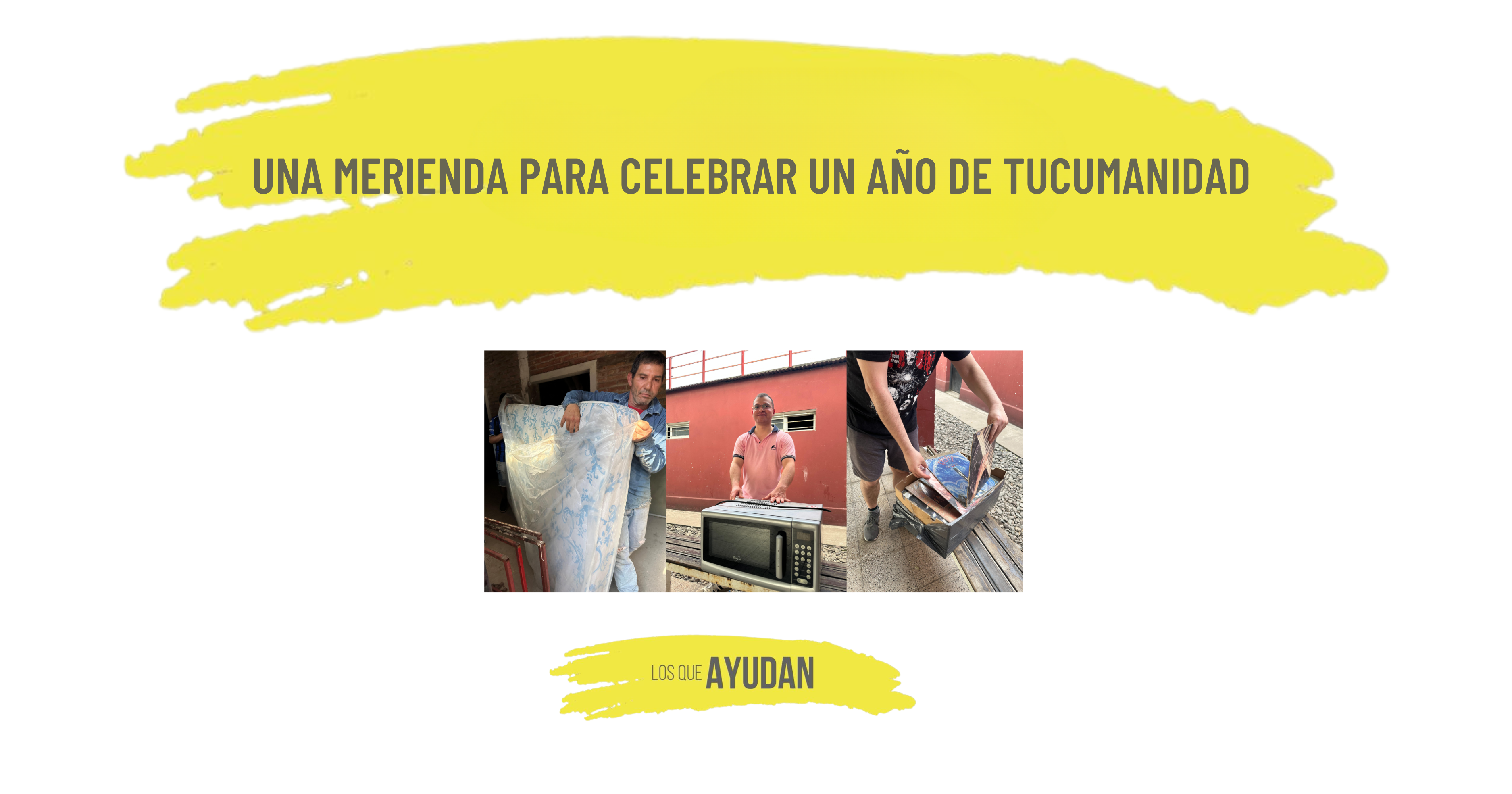 Si sos una ORG parte del espacio Los que Ayudan súmate al primer encuentro solidario